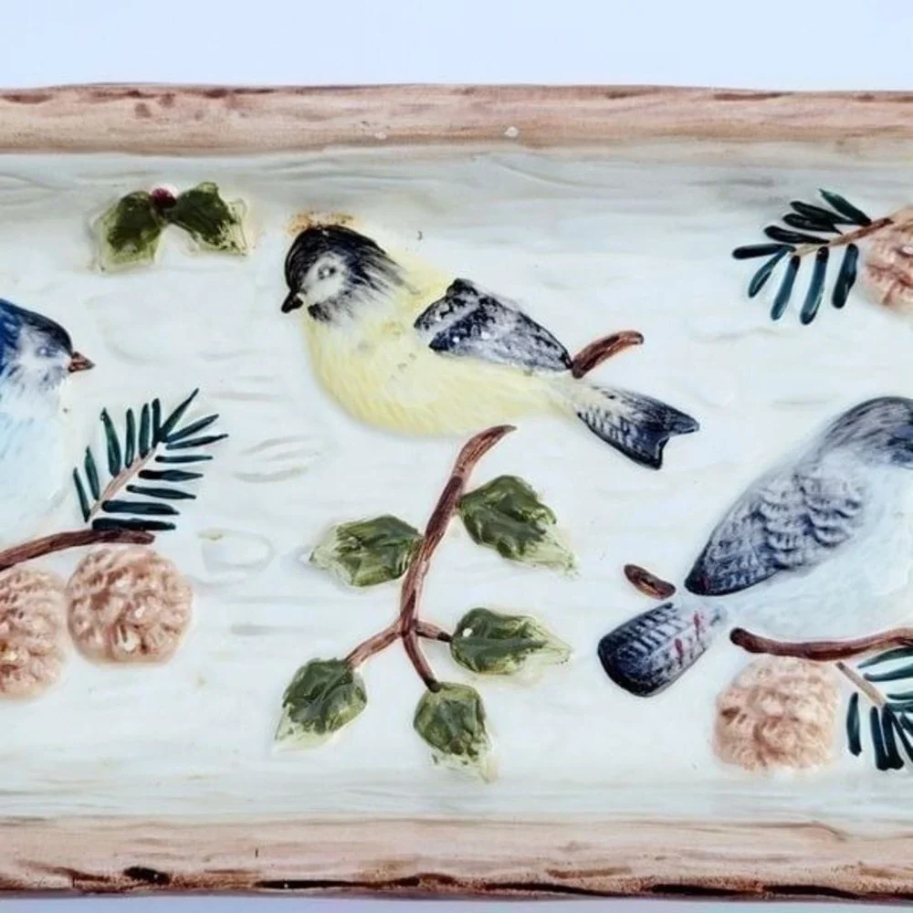 Sonoma Life Style Knollwood Bread Tray w/ Bird